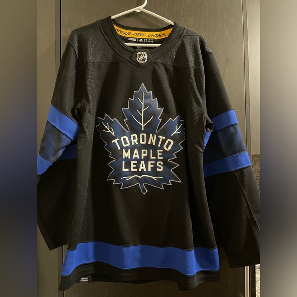 ADIDAS AUTHENTIC REVERSIBLE TORONTO MAPLE LEAFS X DREW HOUSE ALTERNATE JERSEY - Picture 3 of 7